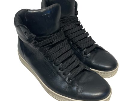 TOM FORD Hi-Sneakers US 9.5 Leather BLK TOM FORD RUSSELL HIGH Online Sale