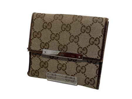 GUCCI Wallet All Over Print Leather BEG ALLO OVER ID:1126641408 For Sale