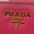 PRADA Bifold Wallet Leather PNK SAFFIANO LEATHER Online Sale