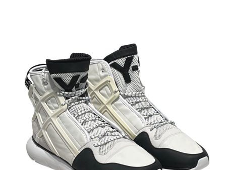 adidasxYohji Yamamoto(Y-3) Hi-Sneakers US 10.5 Leather WHT qasa basketball Online