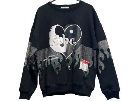 Advisory Board Crystals Sweatshirt L Graphic Cotton BLK  on Sale