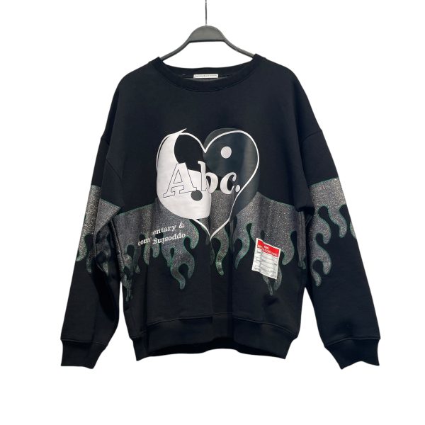 Advisory Board Crystals Sweatshirt L Graphic Cotton BLK  on Sale