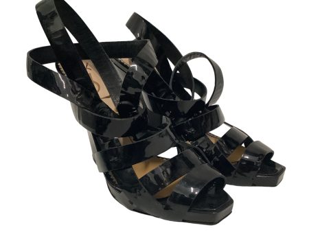 YVES SAINT LAURENT Heels EU 40 Leather BLK  For Discount