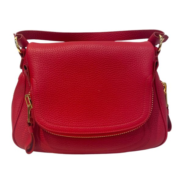 TOM FORD Hand Bag S Leather RED Jennifer Online now