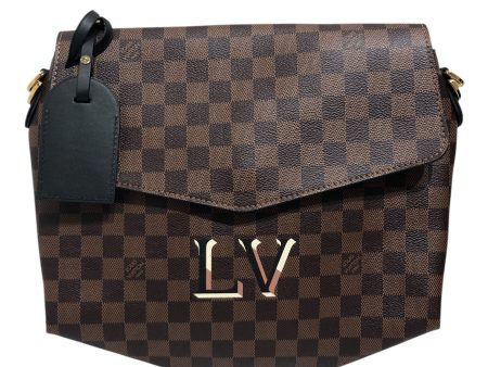 LOUIS VUITTON Clutch Bag All Over Print Leather BRW Louis Vuitton Beaubourg Online Sale