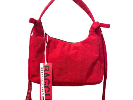 Sandy Liang BAGGU Bag Nylon RED MINI BOW BAG Online