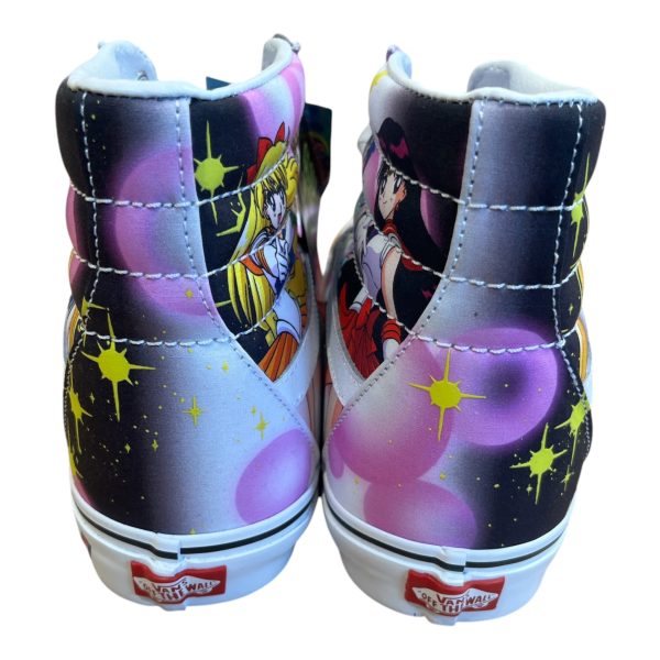 VANS Hi-Sneakers US 11.5 Cotton WHT sk8 HI SAILOR MOON Supply