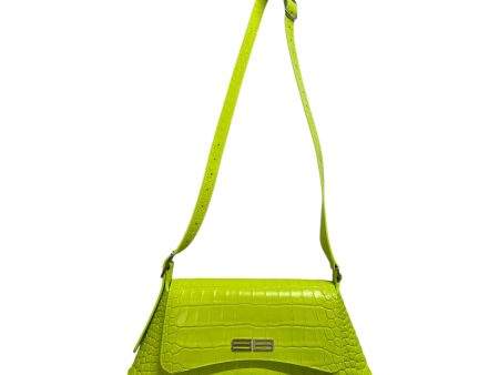 BALENCIAGA Cross Body Bag Leather YEL neon cross bb bag Sale