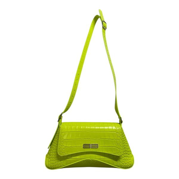 BALENCIAGA Cross Body Bag Leather YEL neon cross bb bag Sale