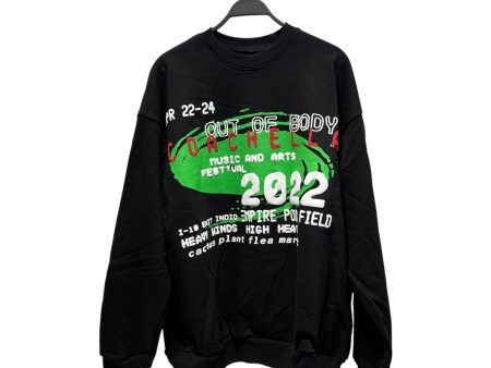 CACTUS PLANT FLEA MARKET Sweatshirt XXL Cotton BLK Coachella 2022 Black Cheap