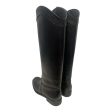 SAINT LAURENT Western Boots ITL 40 Leather BLK Tall Leather Cowboy Boot Sale