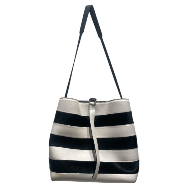 PROENZA SCHOULER Bag Stripe Leather WHT Proenza schouler stripe bag For Sale