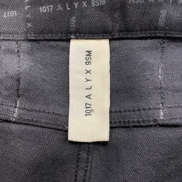 1017 ALYX 9SM(ALYX) Bottoms 25 Monogram Denim BLK  For Sale