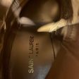 SAINT LAURENT Heels ITL 35 Leather CRM YSL on HEEL Supply