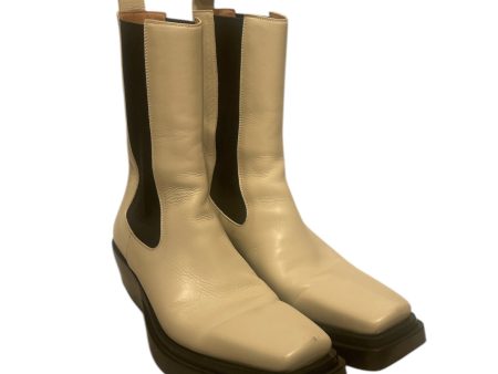 BOTTEGA VENETA Western Boots EU 39 Leather WHT Bottega Veneta Boots Supply