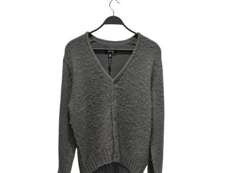 STUSSY Cardigan M Cotton GRY  Cheap