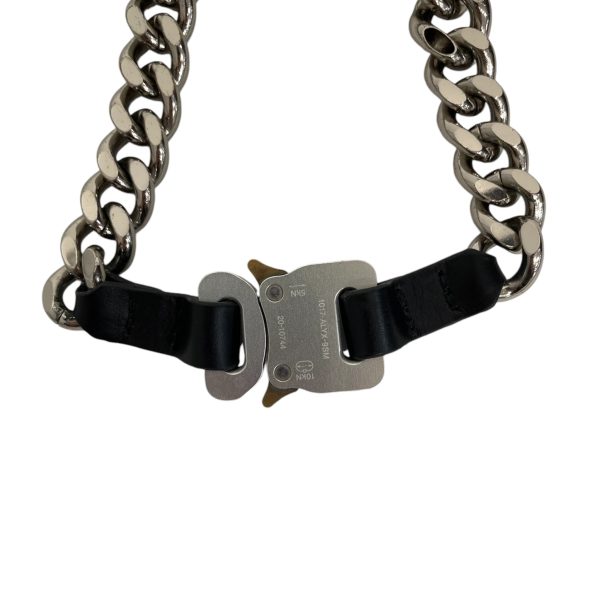 1017 ALYX 9SM(ALYX) Necklace Stainless SLV RollerCoaster Buckle Choker Online now