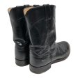 Justin BOOTS Cowboy Boots US 11 Leather BLK  Online