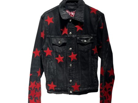 AMIRI Denim Jkt L Denim BLK STAR DENIM JACKET Discount