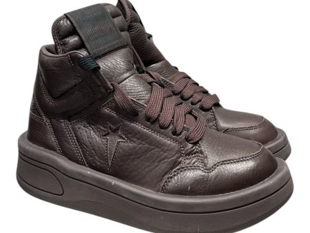 RICK OWENS DRKSHDW Hi-Sneakers US 7 Leather BRW  on Sale