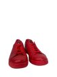 RAF SIMONS adidas Low-Sneakers US 10 Leather RED  Cheap