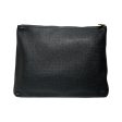 GUCCI Pouch Leather BLK INTERLOCKING GG Fashion