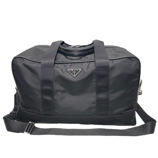 PRADA Boston Bag L Nylon BLK BOSTON Sale