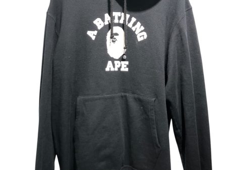 A BATHING APE Sweatshirt Cotton BLK Pullover  Discount