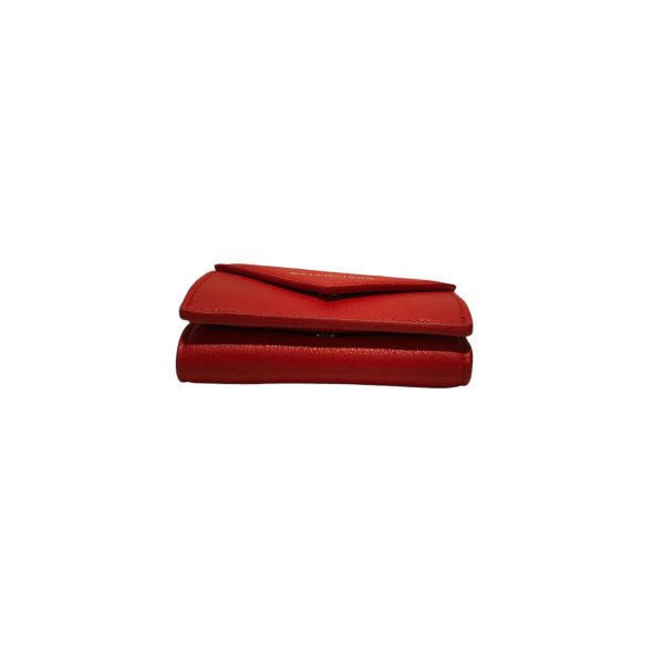 BALENCIAGA Wallet RED SILVER HARDWARE Online