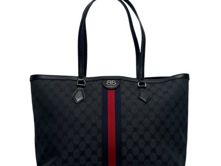 GUCCI Tote Bag Gray Monogram  Hot on Sale