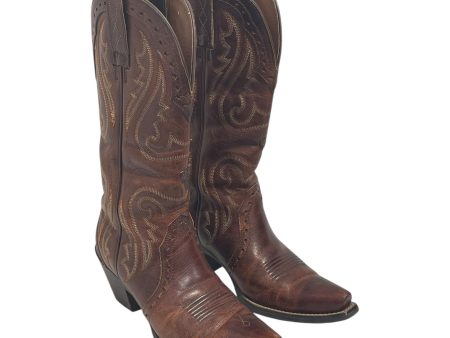 ARIAT Western Boots US 5.5 Leather BRW Ariat hazen on Sale