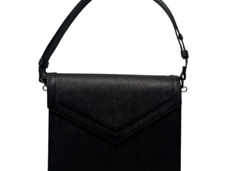 YVES SAINT LAURENT Cross Body Bag Black Leather  For Sale