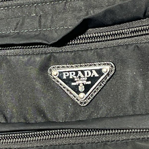 PRADA Cross Body Bag Nylon BLK Tessuto For Sale