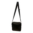 PRADA Cross Body Bag Leather BLK Vitello Messenger Bag Style#56 Supply