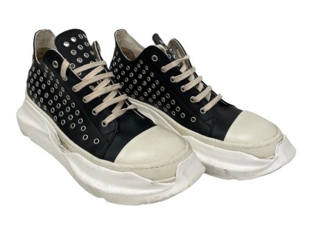 Rick Owens Low-Sneakers EU 44.5 All Over Print Leather BLK  Online Sale