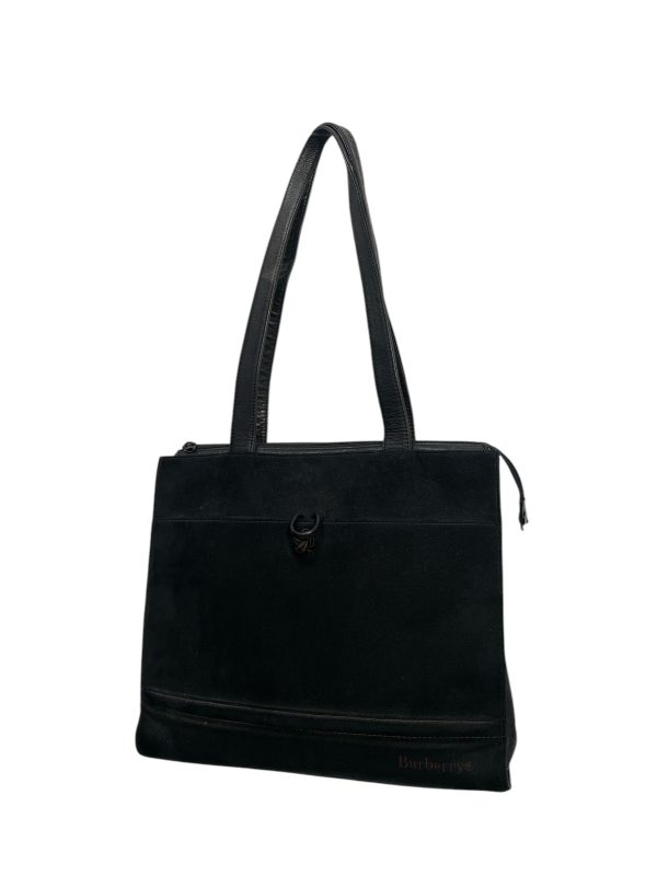 BURBERRYS Tote Bag Suede BLK VINTAGE Online