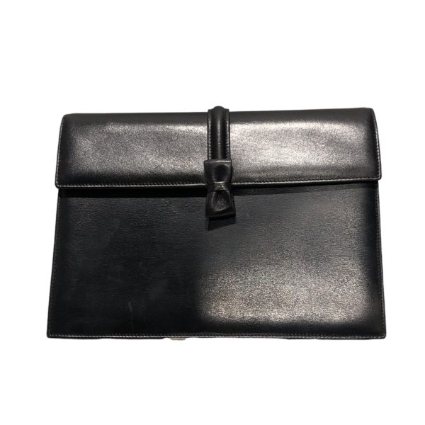 GUCCI Clutch Bag Leather BLK BOW CLUTCH BAG Online Hot Sale