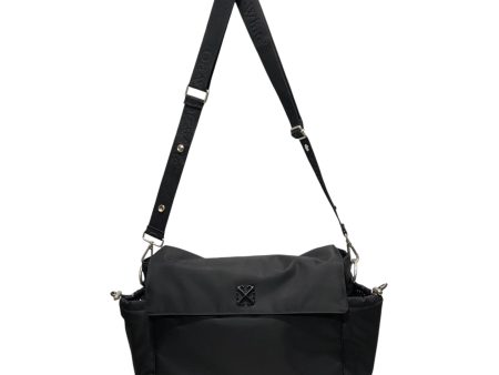 OFF-WHITE OS Nylon BLK MESSENGER BAG on Sale