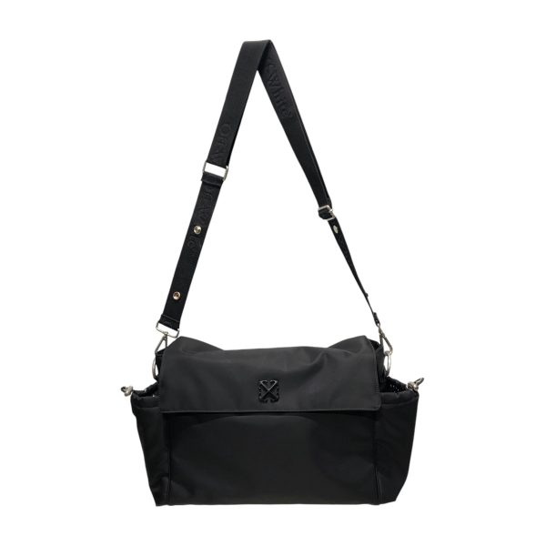 OFF-WHITE OS Nylon BLK MESSENGER BAG on Sale