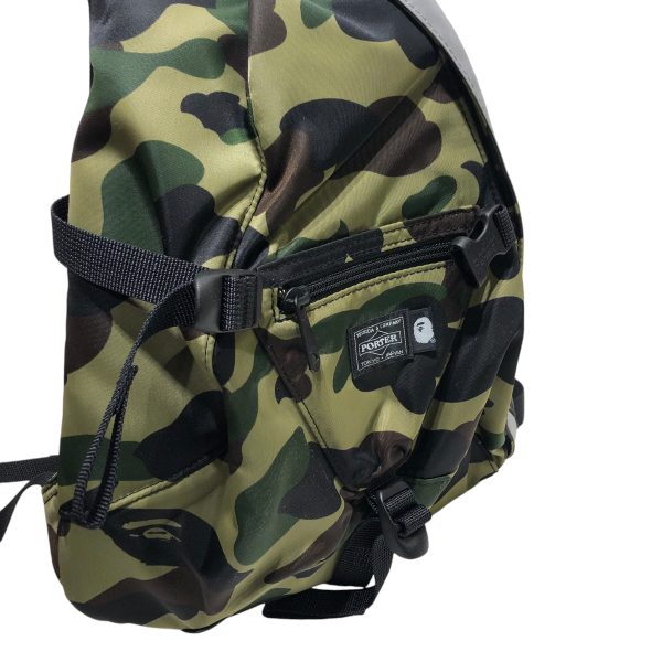 BAPE PORTER Bag Camouflage GRN SHOULDER BAG For Discount