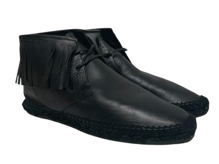 SAINT LAURENT Shoes EU 43.5 Leather BLK DG417811 For Sale