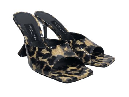 PHILIPP PLEIN Heels EU 37 Leopard Leather MLT PATENT LEOPARD HEELS Cheap