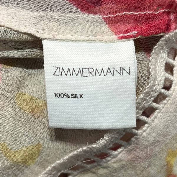 Zimmermann T-Shirt S Floral Pattern MLT sheer For Cheap