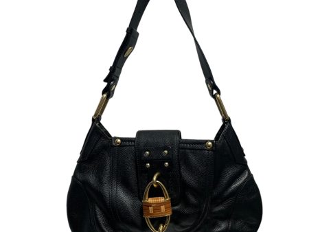 Salvatore Ferragamo Hand Bag Black Leather AB-21 7302 AB-21 7302 Discount