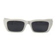 Palm Angels Sunglasses Celluloid WHT SQUARE RIMS Sale