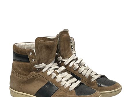 SAINT LAURENT Hi-Sneakers US 7 BRW  Hot on Sale