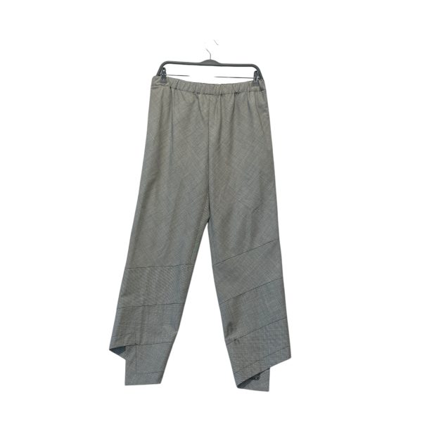 COMME des GARCONS Bottoms L Houndstooth Check Wool WHT  Discount