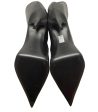 BALENCIAGA Long Boots EU 41 Leather BLK Side Zip witch 110 mm Supply